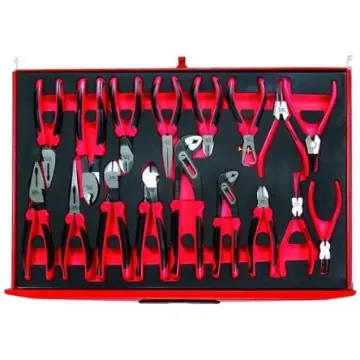 Teng Tools 17-Piece Plier Set, Angled, Bent, Flat, Straight Tip - TTEMB17 product image