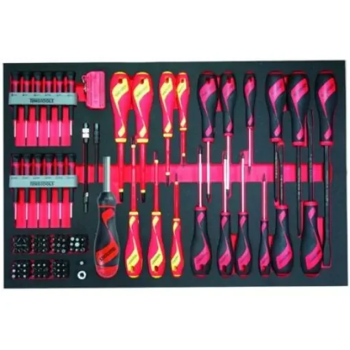 Teng Tools Slotted Assorted Screwdriver Set, 98-Piece - TTEMD98N product image