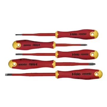 Felo Phillips; Pozidriv Insulated Screwdriver Set, 5-Piece - FE41385398 product image