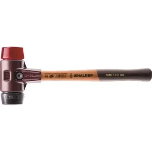 Halder Round Rubber Mallet 345g With Replaceable Face - HA3026030 product image