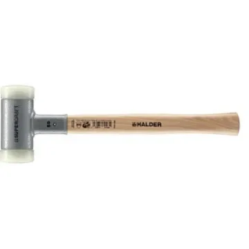 Halder Round Nylon Mallet 990g With Replaceable Face - HA3366050 product image