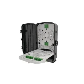 HellermannTyton Connectivity LC Simplex Fibre Optic Patch Panel - FFE12-04LCRPXX1/BK product image