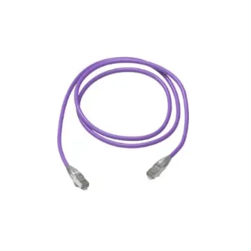HellermannTyton Connectivity, 20m Cat6a, Purple RJ45 to Male RJ45 Male, Shielded Shielded, Unterminated LSZH Sheath - RJ45C6A-20.0M-S-LS/VI-CCA product image