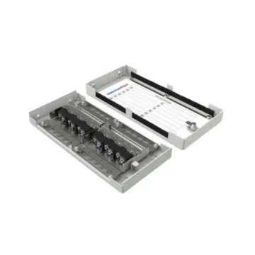 HellermannTyton Connectivity ZTB Series Cat6 12 Port RJ45 Patch Panel Unshielded Grey - ZTB12J6BKXXXX/GY product image