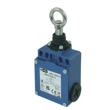RS PRO Cable Pull Limit Switch, 1NC/1NO, IP67, SPDT, Zinc Housing, 600V ac ac Max, 10A Max - 2695429 product image