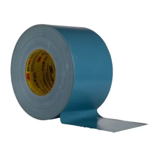 3M 0.33 mm, 3M Performance Plus Duct Tape 8979, 96 mm x 55 m, Blue Duct Tape, 54.8mm x 96mm, Blue, PE Laminated Finish - 7000049207 product image