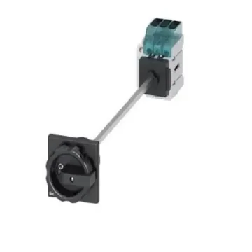 Siemens 3 Pole DIN Rail Isolator Switch - 63A Maximum Current, 22kW Power Rating, IP65 - 3LD3448-1TL51 product image