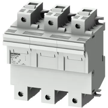Siemens 100A Fuse Holder for 22.2 x 58mm Fuse, 3P, 690V ac - 3NW7232 product image