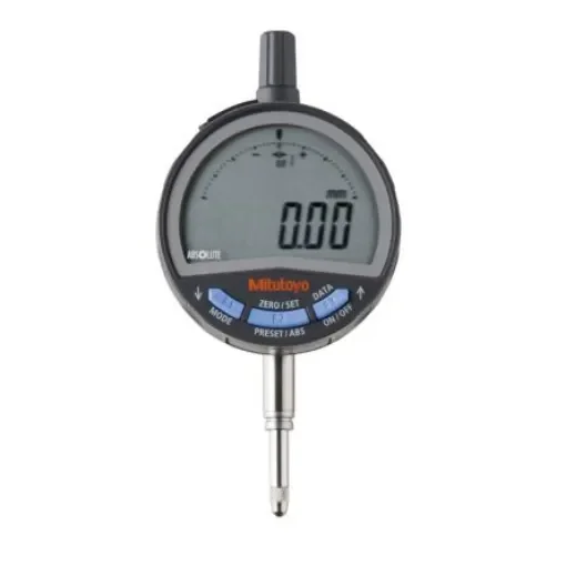Mitutoyo 543-710BMetric Plunger Digital Indicator, 12.7 mm Measurement Range, 0.01 mm Resolution , 0.02 mm Accuracy product image