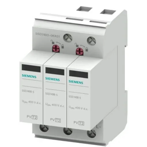 Siemens 1 Phase Surge Arrester, 40kA, 3.7kV, DIN Rail Mount - 5SD7483-0KK01 product image