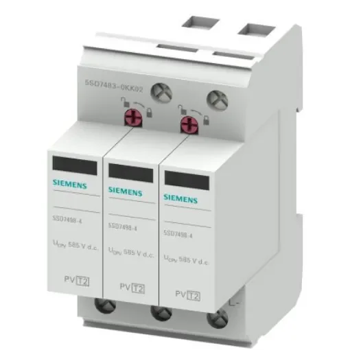 Siemens 1 Phase Surge Arrester, 40kA, 3.7kV, DIN Rail Mount - 5SD7483-0KK02 product image