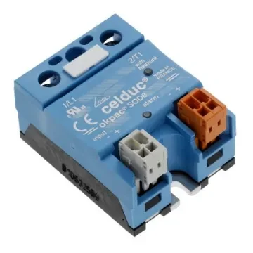 Celduc SO Series Solid State Relay, 50 A Load, Chassis Mount, 510 Vrms Load, 30 Vdc Control - SOD865180 product image