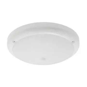SHOT Circular LED Bulkhead Light, 15 W, 240 V, Lamp Supplied, IP54, LED PIR - 4116463 product image