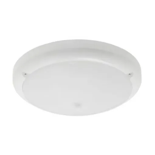 SHOT Circular LED Bulkhead Light, 15 W, 240 V, Lamp Supplied, IP54, LED PIR - 4116463 product image