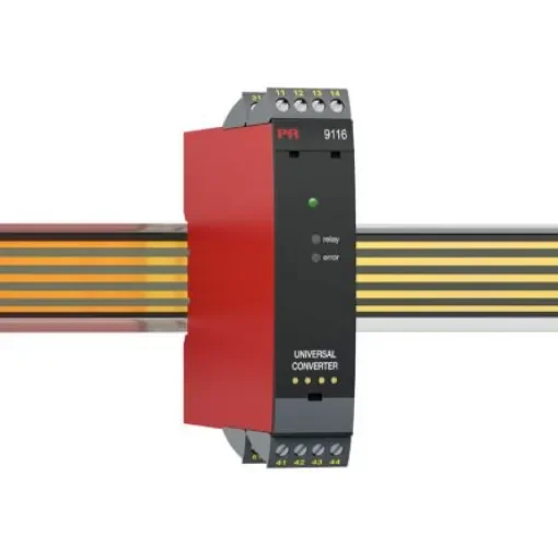 PR Electronics 9100 Series Signal Conditioner, Current, Linear Resistance, Potentiometer, RTD, Thermocouple, Voltage - 9116A1 product image