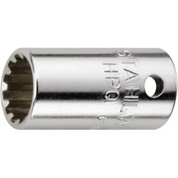 STAHLWILLE 4018754109128 1/4 in Square Spline Drive Sockets, 23 mm Overall - 01011010 product image
