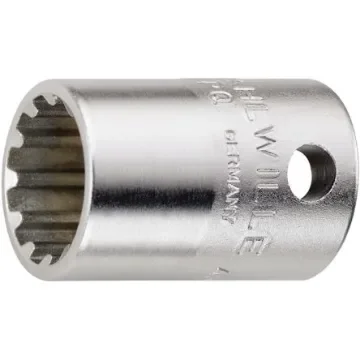 STAHLWILLE 4018754109159 7/16 Spline Spline-Drive socket, 27 mm Overall - 02011014 product image