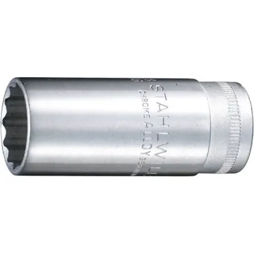 STAHLWILLE 4018754004379 3/8 in Square Double Hex Sockets, 65 mm Overall - 02420038 product image