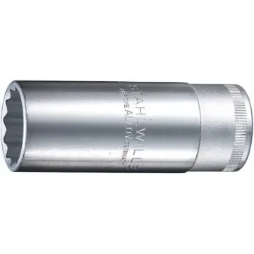 STAHLWILLE 1/2 in Drive 16mm Deep Socket, 12 point, 83 mm Overall Length - 03020016 product image