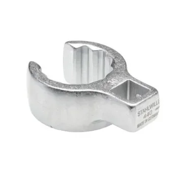 STAHLWILLE 440 Series Crow Ring Crow Ring Spanner, Spanner size 30mm L.63mm, 22 x 22.5mm Insert, Chrome Plated Finish - 03190030 product image