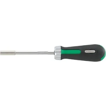 STAHLWILLE 4018754238910 1/4 in Hexagon Bit Ratchet Screwdriver, 250 mm Overall - 18120001 product image