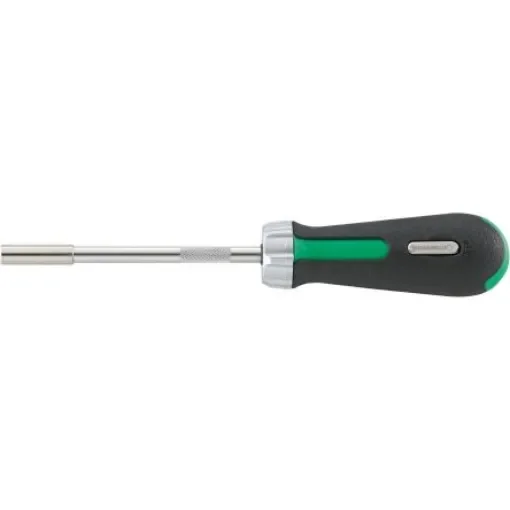 STAHLWILLE 4018754238910 1/4 in Hexagon Bit Ratchet Screwdriver, 250 mm Overall - 18120001 product image