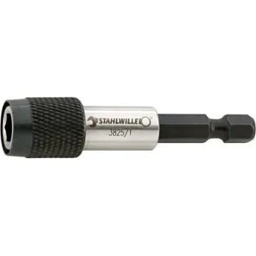 STAHLWILLE Round Bit Holder, 62 mm Tip, 1/4 in Drive, Hex Drive, 62 mm Overall - 38250002 product image