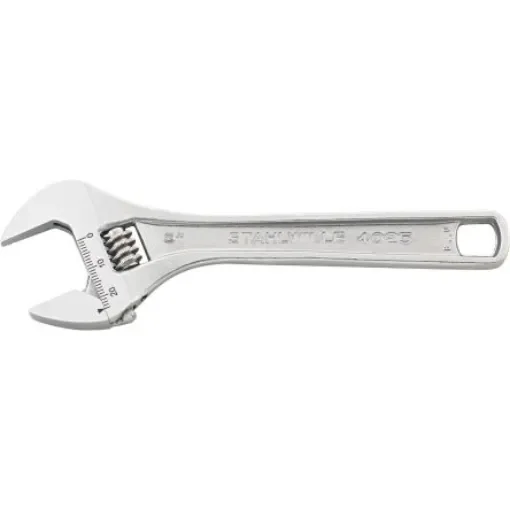 STAHLWILLE Adjustable Spanner, 462 mm Overall, 53mm Jaw Capacity, Straight Handle - 40250118 product image