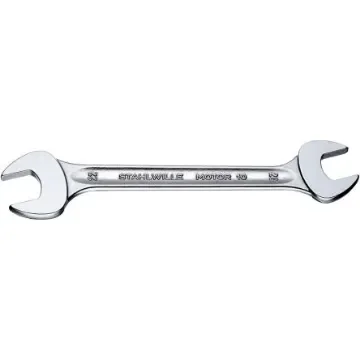 STAHLWILLE 10A Series Double Ended Open Spanner, 22 x 24mm, 5/8in, Imperial, 205 mm Overall, No - 40434446 product image