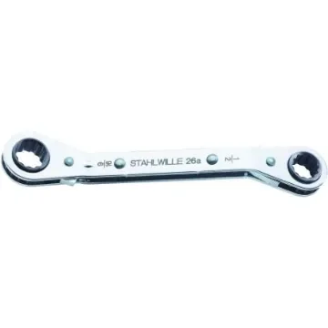 STAHLWILLE 26A Series Ratchet Ring Spanner, 10mm, 1/4in, Imperial, 205 mm Overall, VDE/1000V - 41551620 product image