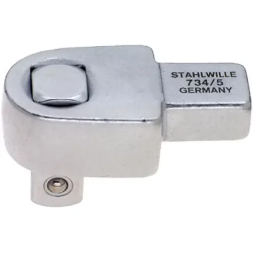 STAHLWILLE 734 Series Round Square Drive Insert Tool, 20 mm, 9 x 12mm Insert, Chrome Plated Finish - 58240005 product image