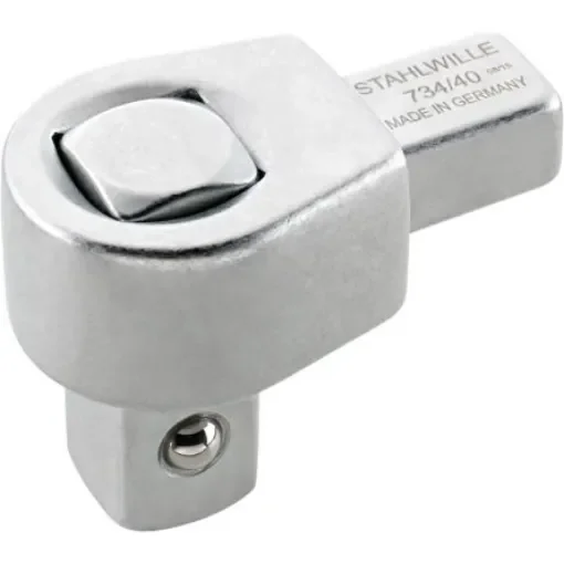 STAHLWILLE 734 Series Round Square Drive Insert Tool, 31 mm, 14 x 18mm Insert, Chrome Plated Finish - 58240020 product image