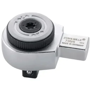 STAHLWILLE 735 Series Reversible Ratchet Ratchet Insert Tool, 33 mm, 9 x 12mm Insert, Chrome Plated Finish - 58250005 product image