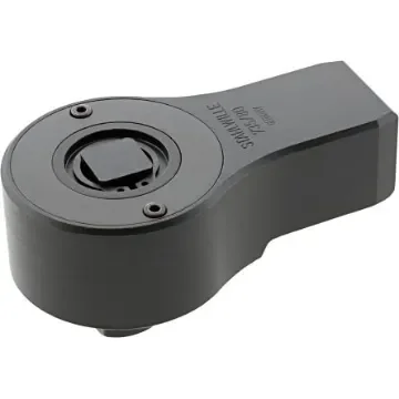 STAHLWILLE 735 Series Round Ratchet, 76 mm, 24.5 x 28mm Insert, Black Oxidized Finish - 58250080 product image