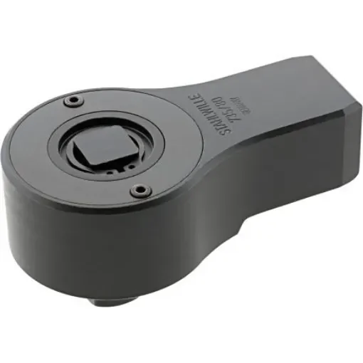 STAHLWILLE 735 Series Round Ratchet, 76 mm, 24.5 x 28mm Insert, Black Oxidized Finish - 58250080 product image