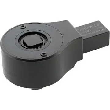 STAHLWILLE 735 Series Round Ratchet, 76 mm, 22 x 28mm Insert, Black Oxide Chrome Finish - 58250100 product image