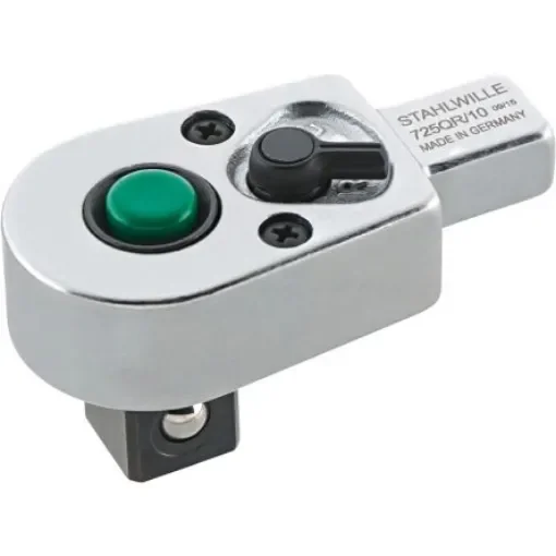 STAHLWILLE Serie 725 Series Hexagon Ratchet Insert Tool, 17.5 mm, 9 x 12mm Insert, Black Oxidized Finish - 58253004 product image