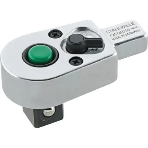 STAHLWILLE Serie 725 Series Hexagon Ratchet Insert Tool, 28 mm, 9 x 12mm Insert, Black Oxidized Finish - 58253010 product image