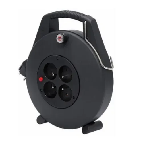 brennenstuhl 10m 4 Socket Type E - French Extension Reel, 230 V, IP20 - 1102701 product image