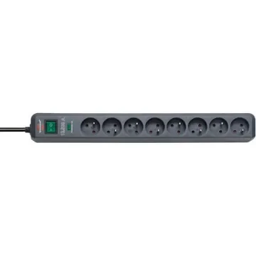 brennenstuhl Type E - French 8 Gang Distribution Unit, 1.4m Cable, No, 16A, 230 V, No, Surge Protected - 1159291138 product image
