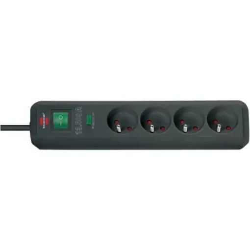brennenstuhl Type E - French 4 Gang Distribution Unit, 1.4m Cable, No, 16A, 230 V, No, Surge Protected - 1159701 product image