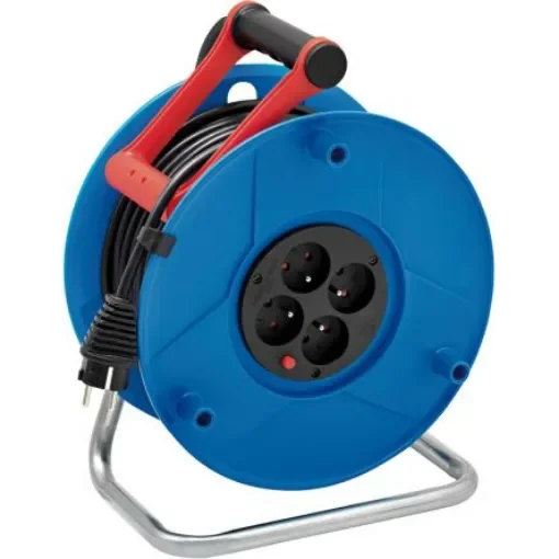 brennenstuhl 50m 4 Socket Type E - French Extension Reel, 230 V, IP20 - 1200261 product image