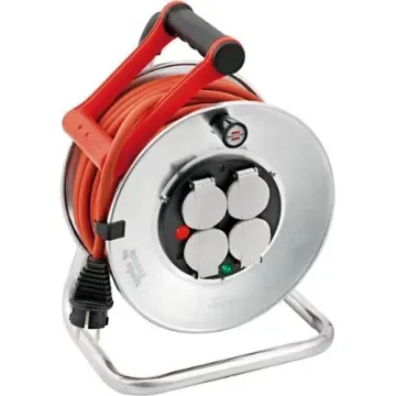brennenstuhl 25m 4 Socket Type E - French Extension Reel, 230 V, IP44 - 1207921 product image