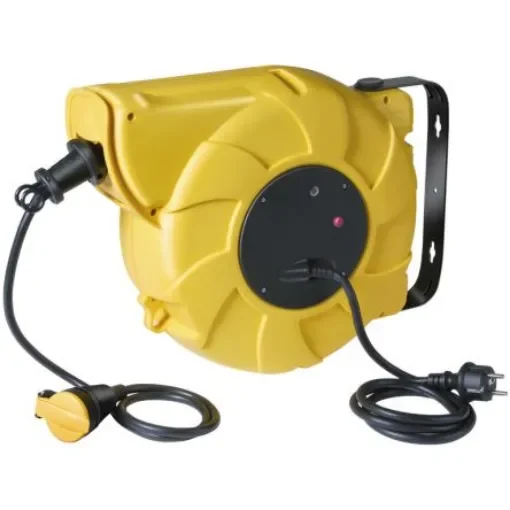 brennenstuhl 20m 4 Socket Type E - French Extension Reel, 230 V, IP44 - 1241201 product image