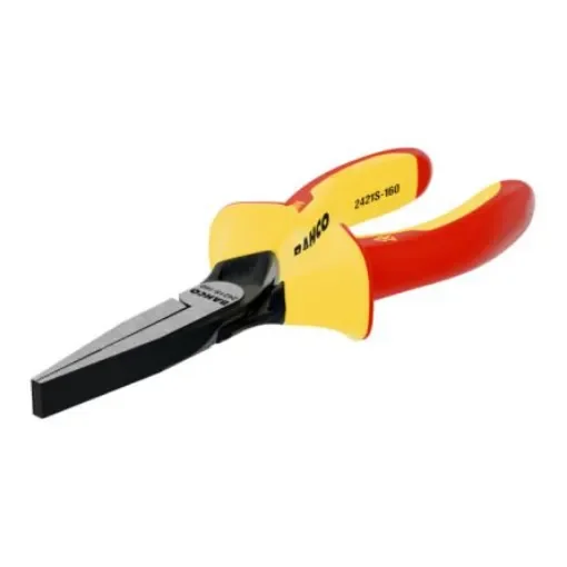 Bahco 2421S-140 Nose pliers, 140 mm Overall, Straight Tip, VDE/1000V, 37mm Jaw product image