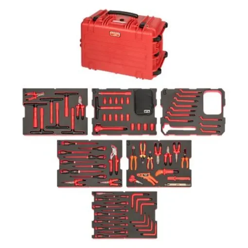 Bahco 79 Piece Heavy Duty Rigid Case Insulated Tool Kit with Case, VDE Approved - 4750RCHDW02RF1V product image