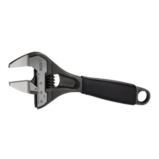 Bahco Adjustable Spanner, 170 mm Overall, 32mm Jaw Capacity, Rubberized Comfort Grip Handle - 9029-T product image