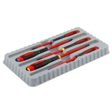 Bahco Pozidriv; Slotted Insulated Screwdriver Set, 5-Piece - BE-9882SL product image