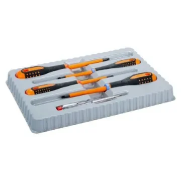 Bahco Phillips; Pozidriv; Slotted Insulated Screwdriver Set, 5-Piece - BE-9885S product image