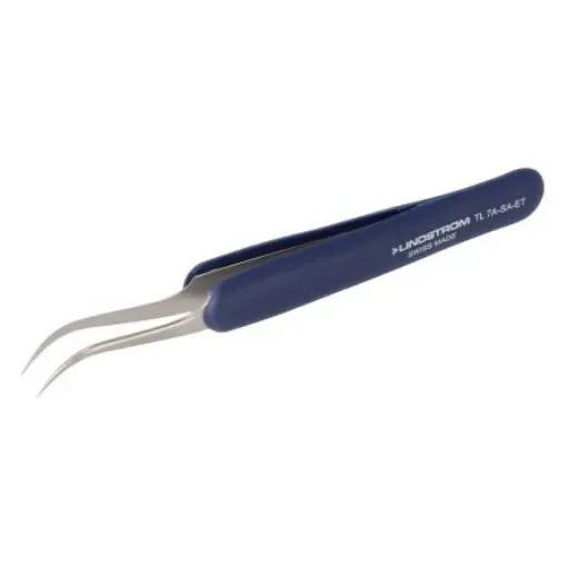 Lindstrom 122 mm, Stainless Steel, Bent, Tweezer - TL 7A-SA-ET product image